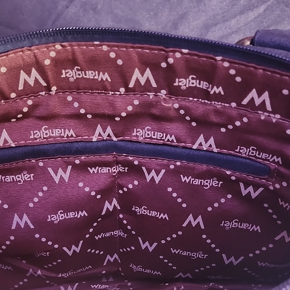 Wrangler Charcoal Gray Tote with Braided Strap - Picture 5 of 6